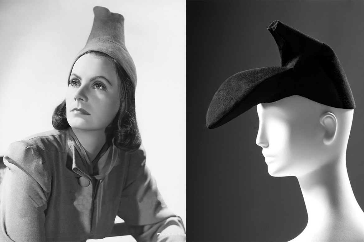 הכובע המקורי והכובע של גרטה גרבו ב-Ninotchka