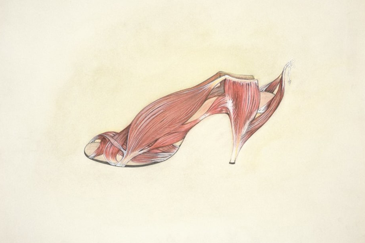 בירגיט יורגנסן, "נעל שריר", 1976