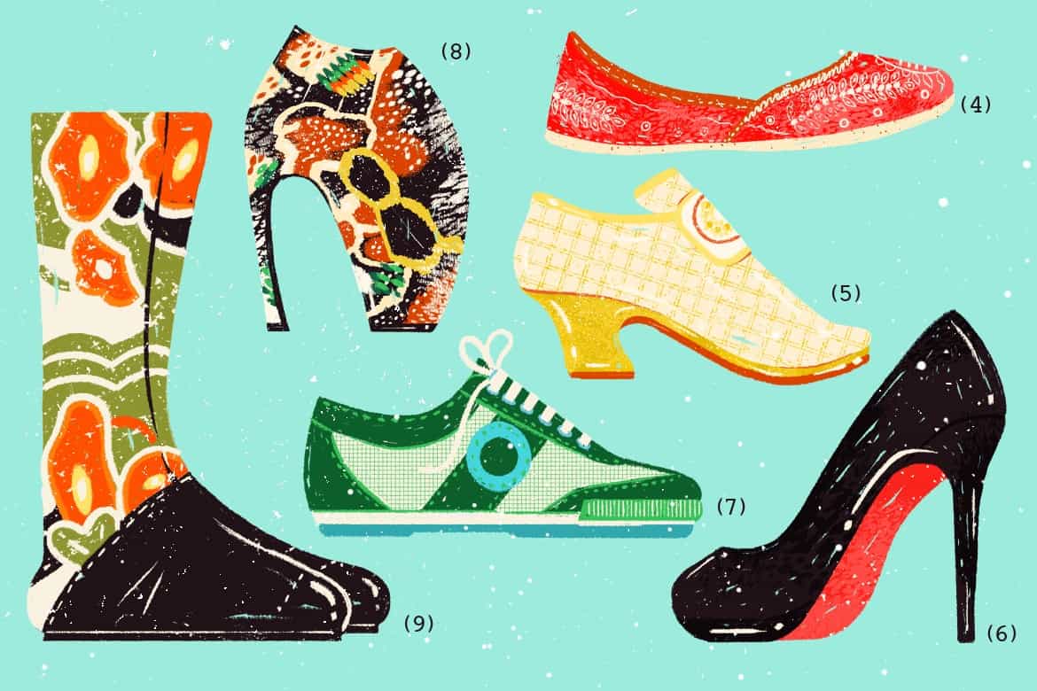 מדריך מאויר לנעליים, איירה: עינב וייסמן